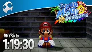 Super Mario Sunshine Any% Speedrun in 1:19:30