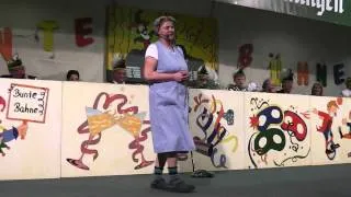 Büttenrede von Beate Autermann als Putzfrau Elviera Pfannenstiel  2014