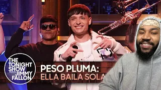 Peso Pluma: Ella Baila Sola | The Tonight Show Starring Jimmy Fallon (REACTION)