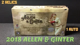 2018 Topps Allen & Ginter Baseball Hobby Box - 3 HITS