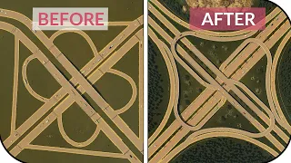 Replacing HORRIFIC Vanilla Interchanges In Cities Skylines! | Noobs Guide