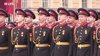Russian Anthem | 2017 Victory Day Rehearsal in Saint Petersburg | May 7, 2017