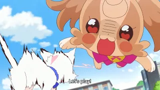 Komugi wants to play with Yuki - Wonderful Precure Meme