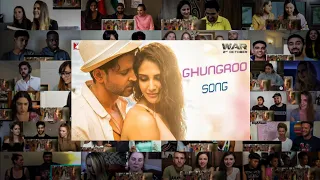 Ghungroo Video Song Crazy Mega Mashup Reactions | Hrithik Roshan, Vaani Kapoor | #DheerajReaction |