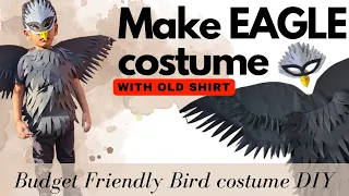 Bird Fancy dress for kids DIY, Nursery Animal fancy dress ideas, How to make Eagle face mask, Craft
