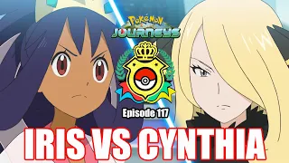 Iris vs Cynthia Masters 8 Tournament Battle! Pokemon Journeys Episode 117 Review