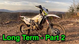 Husqvarna TE150i long term review - part 2/3