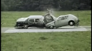 HISTORIC CRASH TEST - CAR-TO-CAR FRONTAL CRASH