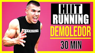 🔴 Rutina HIIT para ADELGAZAR 30 MINUTOS En CASA 🔥 HIIT RUNNING (Correr) INTENSO *QUEMA GRASA RÁPIDO*