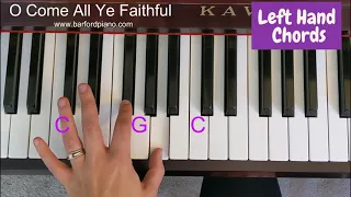 O Come All Ye Faithful Beginner Piano Tutorial