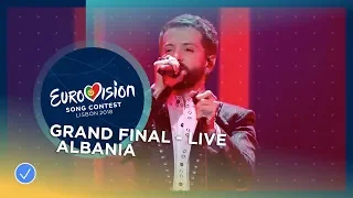 Eugent Bushpepa - Mall - Albania - LIVE - Grand Final - Eurovision 2018