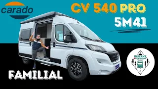 IDÉAL FAMILLE - Présentation CARADO CV 540 PRO collection 2024 *Instant Camping-Car*