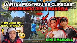 DANTES MOSTROU AS CLIPADAS AMASSANDO DINI E MANDELA NO 2X2 DO WEEDZÃO - MUITAS FARPAS NA CALL!