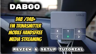 DABGo: In Car DAB/DAB+ Radio Adaptor Review - DAB / FM Transmitter / Mobile Hands-free / AUX
