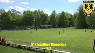 Elitinė jaunių U-17 lyga: BFA-Granitas 1:4 ŠSG-FA „Šiauliai“ (ŠSG-FA „Šiauliai“ įvarčiai)