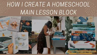 How I create a Homeschool Main Lesson Block | Unity Study