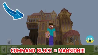 How to make house in minecraft using command block - Part 12