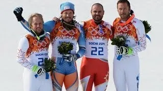 NORWAY WINS GOLD in Men's SUPER-G Alpine Skiing