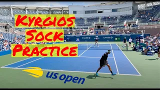 Nick Kyrgios | Jack Sock | Court Level Practice | US Open 2022