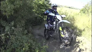 2019 Fe  450 in action dirt