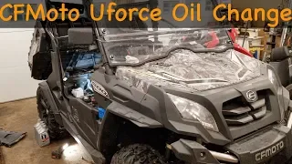 CFMoto Uforce 500 Oil Change How To