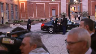 Von Der Leyen joins Macron and Merkel in Toulouse | AFP