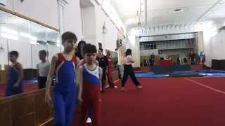 Детские краевые соревнования по прыжкам на батуте
