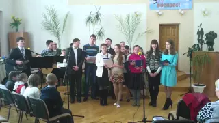 2015-04-12 ДЕ Пасха. Молодежь, песня