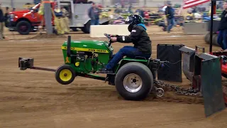 Tractor Pulling 2022: Garden Tractors: 5 Minute Compilation