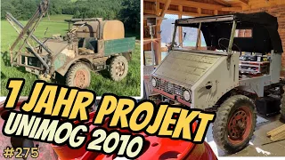 1 Jahr Projekt UNIMOG || Die Abholung bis Heute ||  Was kostet es bislang || Der NEUBAU || #275