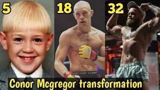 Conor Mcgregor Transformation from 1 to 33 years old