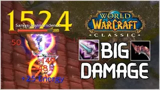 BIG Weapons Big DAMAGE HEMO Spec | Rogue PvP WoW Classic