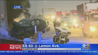 Person Killed In Violent 60 Freeway Wreck In Diamond Bar