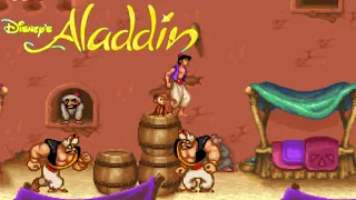 Aladdin SNES, Super Jump version Playthrough - SK Gameplays