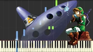 The Legend of Zelda: Ocarina of Time - Title Theme - Piano (Synthesia)