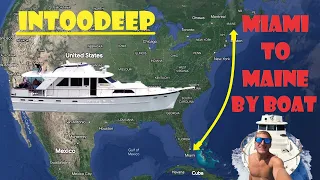 Miami To Maine On My Salvaged 50ft Yacht (PART 1/2)