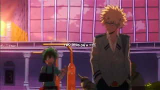 Bakugou & Midoriya edit - Two Birds (not a ship/manga spoilers)