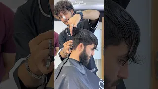 😍اجمل انواع قصات الشعر الحديثة صبغ الشعر سلفر بلاتيني جانب من الدورات التطويرية#haircut #hairstyle