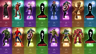 MegaMix №4, All Characters from the past week in one video, DC Marvel Tiles Hop