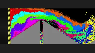 Full Option (Oddly Satisfying, Shutter Crush) Marble Rainbow Survival Race in Algodoo