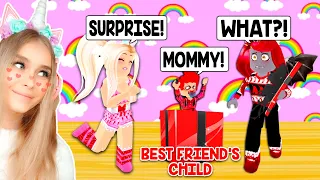 I SURPRISED My BEST FRIEND With A CHILD In Adopt Me! (Roblox)