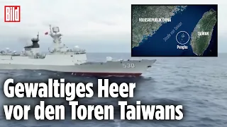 Dreitägige Militärübung: China-Manöver bedroht Taiwan