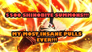 5500 Shino Summons For BARYON NARUTO!! INSANE Pulls!!! (Nxb Ninja Voltage)