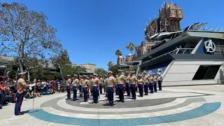 AVENGERS CAMPUS Camp Pendleton Marine Marching Band 4th of July Complete Performance at DCA