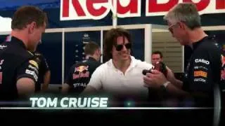 Tom Cruise test drives Red Bull Racing F1