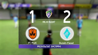 Обзор матча FC Profi 1 - 2 Duzain Fasad  Турнир по мини футболу в городе Киев