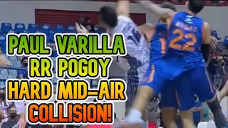 Paul Varilla and RR Pogoy hard mid air collision!