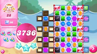 Candy Crush Saga Level 3736 || No Boosters || 3 Sugar Stars 🌟🌟🌟