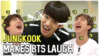 Jungkook Making BTS Laugh HAHAHA!!!