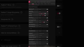 Best Settings for Gaming AMD Radeon GPU #shorts